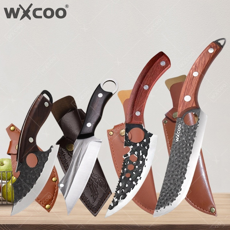 Gaming Kitchen Accessories - WXCOO Full Tang Butcher Knife Handmade
