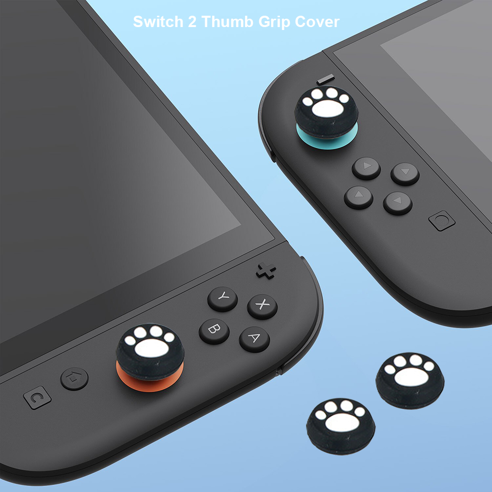 Gaming Accessories Nintendo Switch - 4pcs Cute Cat Claw Silicone Soft
