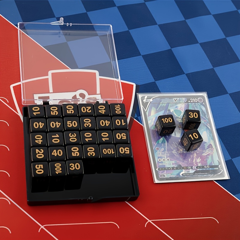 Gaming Accessories To Have - 10pcs PTCG Counters Token Dice, Acrylic