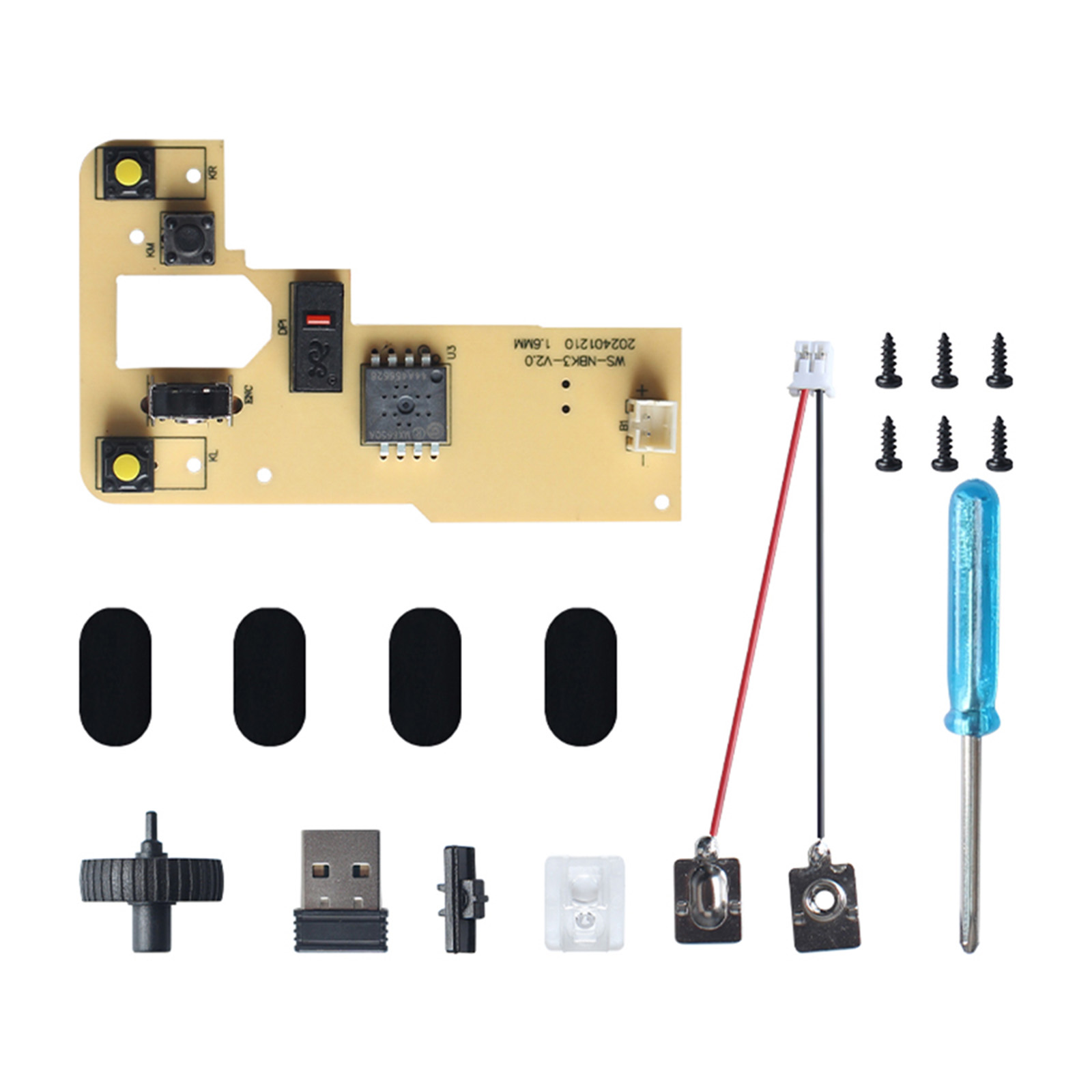 Gaming Hardware And Accessories - 1 Set DIY Wireless Mouse Printable
