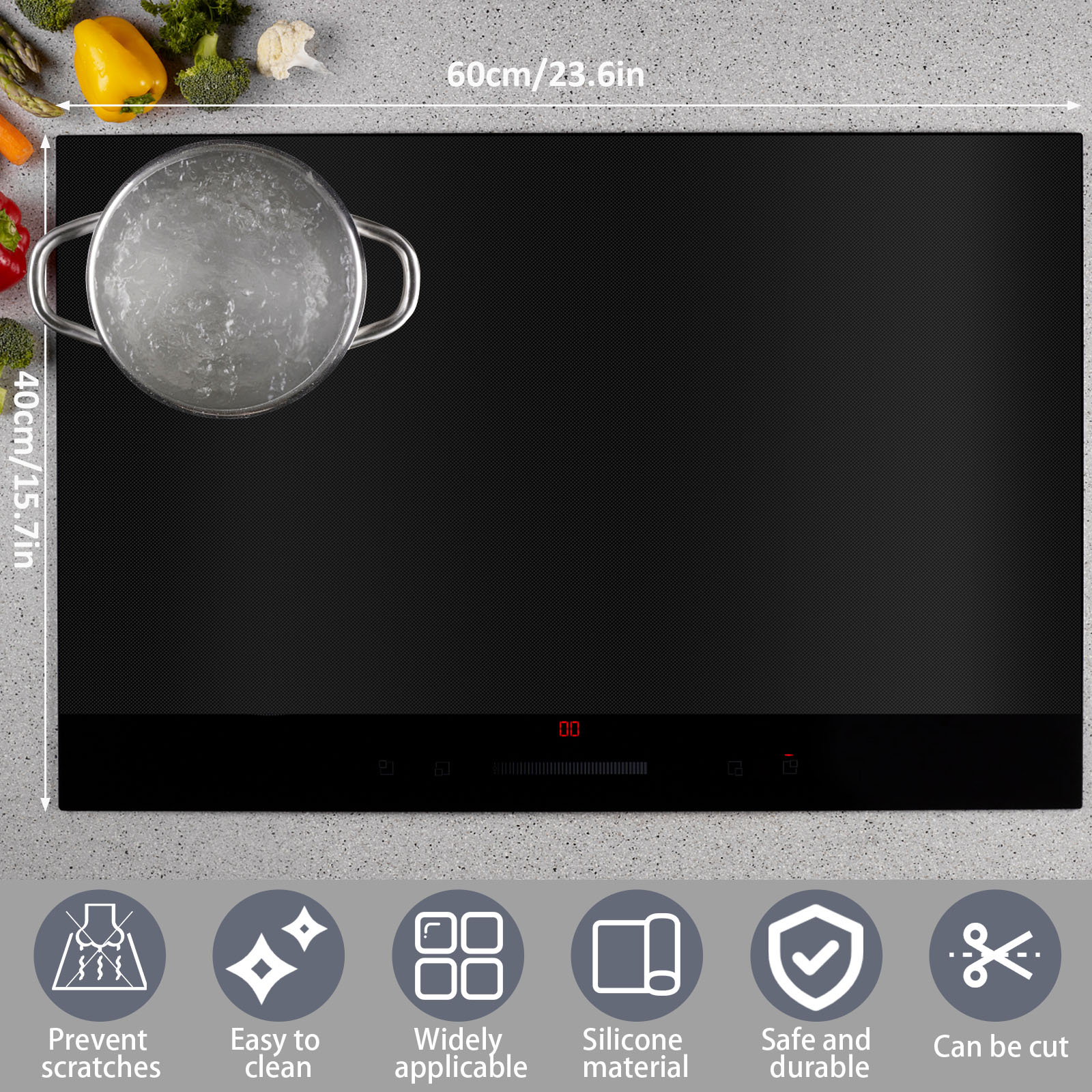 Induction Cooker Cover Silicon - огляд і ціна Gaming Kitchen Accessories