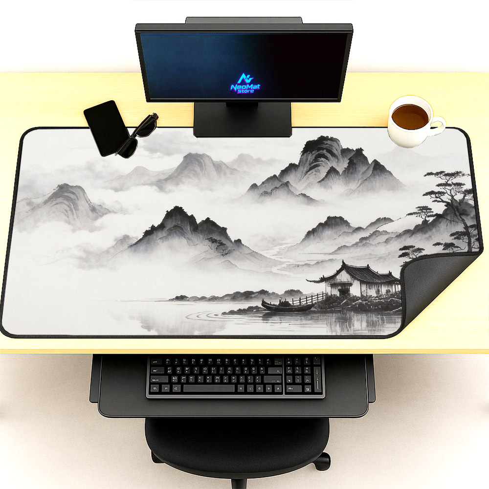 Chinese Mouse Mat Black White  - огляд і ціна Gaming Accessories Japan