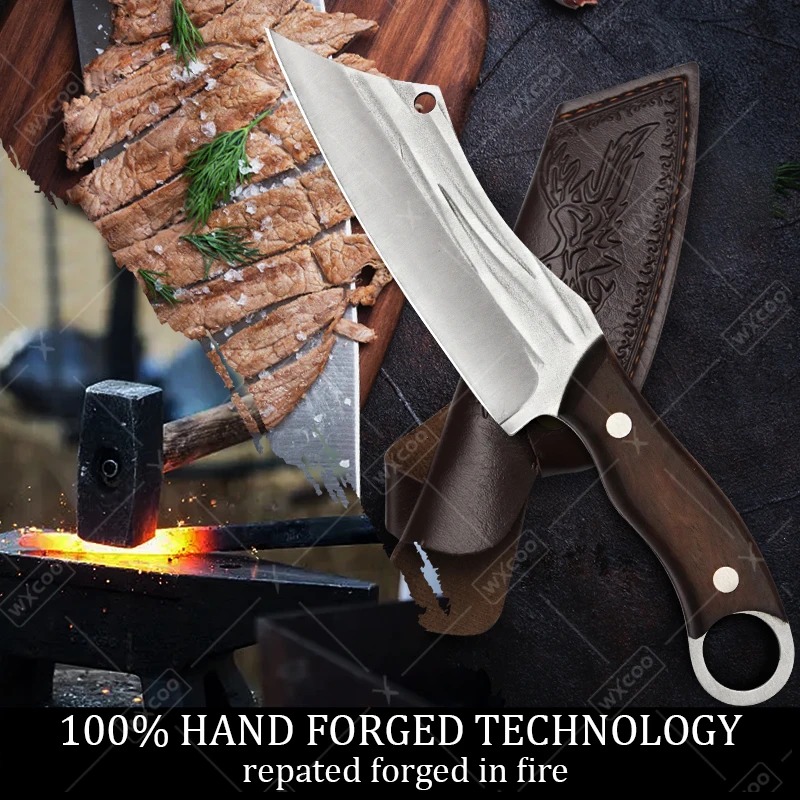 WXCOO Full Tang Butcher Knife  - огляд і ціна Gaming Kitchen Accessories