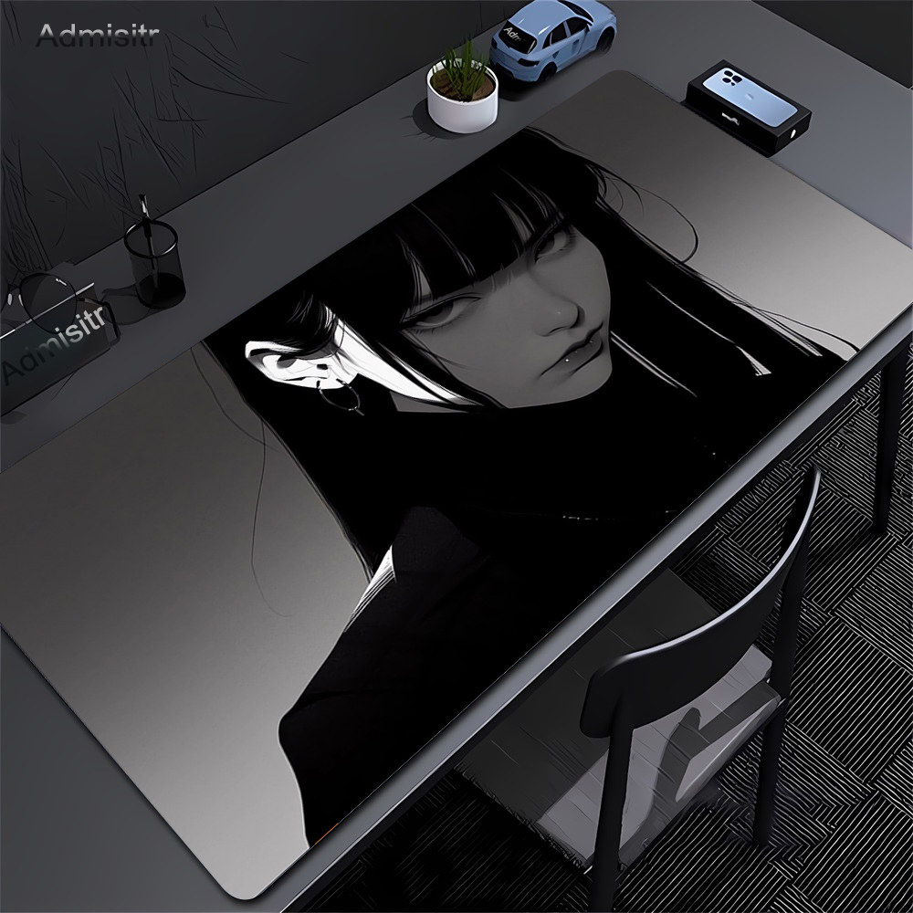 Black Anime Dark Girl Table Ma - огляд і ціна Gaming Accessories For Your Desk