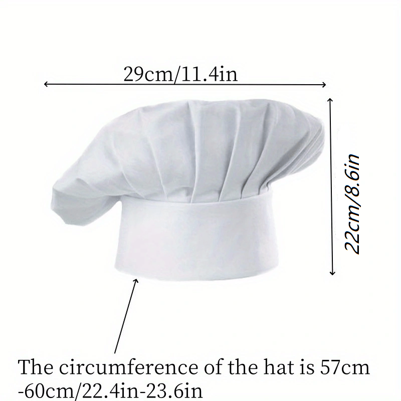 3pcs Chef Hat Adult Adjustable - огляд і ціна Gaming Kitchen Accessories