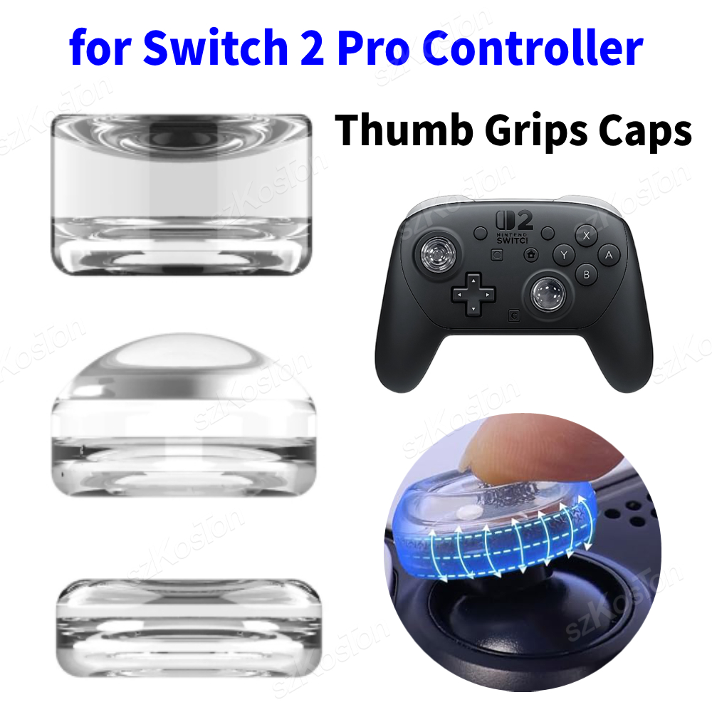 Clear Thumb Grips Caps for Swi - огляд і ціна Gaming Accessories Nintendo Switch