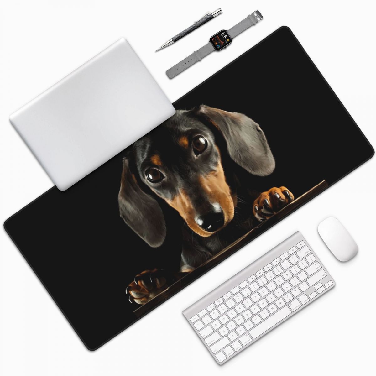 Large Mouse Pad Black Dachshun - огляд і ціна Gaming Accessories Photo