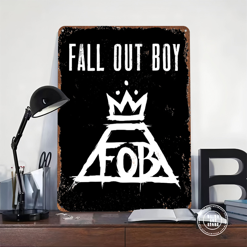 Fall Out Boy Tin Plaque Poster - огляд і ціна Gaming Accessories Boys