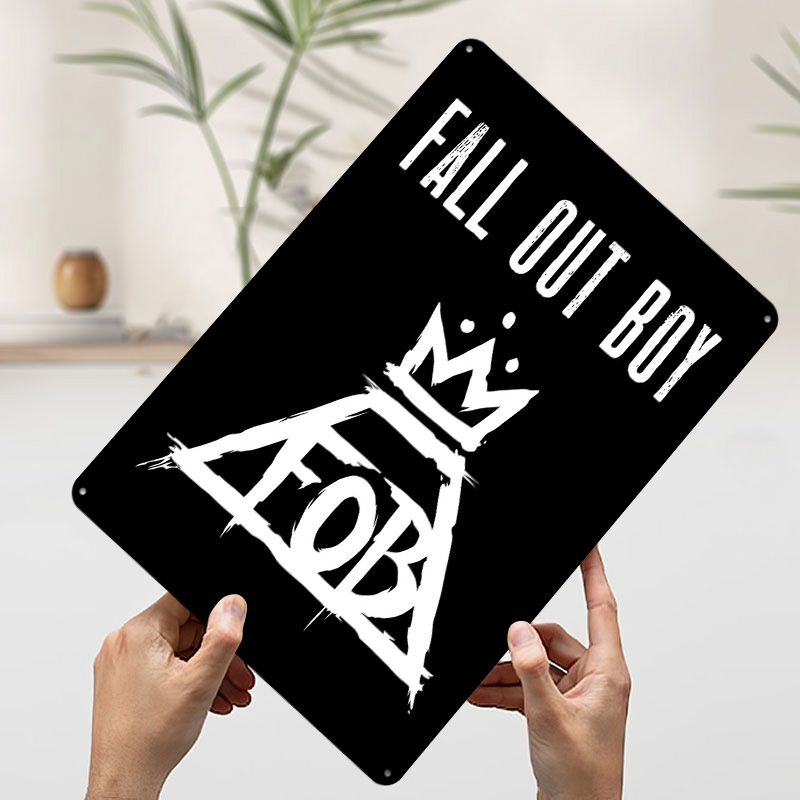 Fall Out Boy Tin Plaque Poster - огляд і ціна Gaming Accessories Boys
