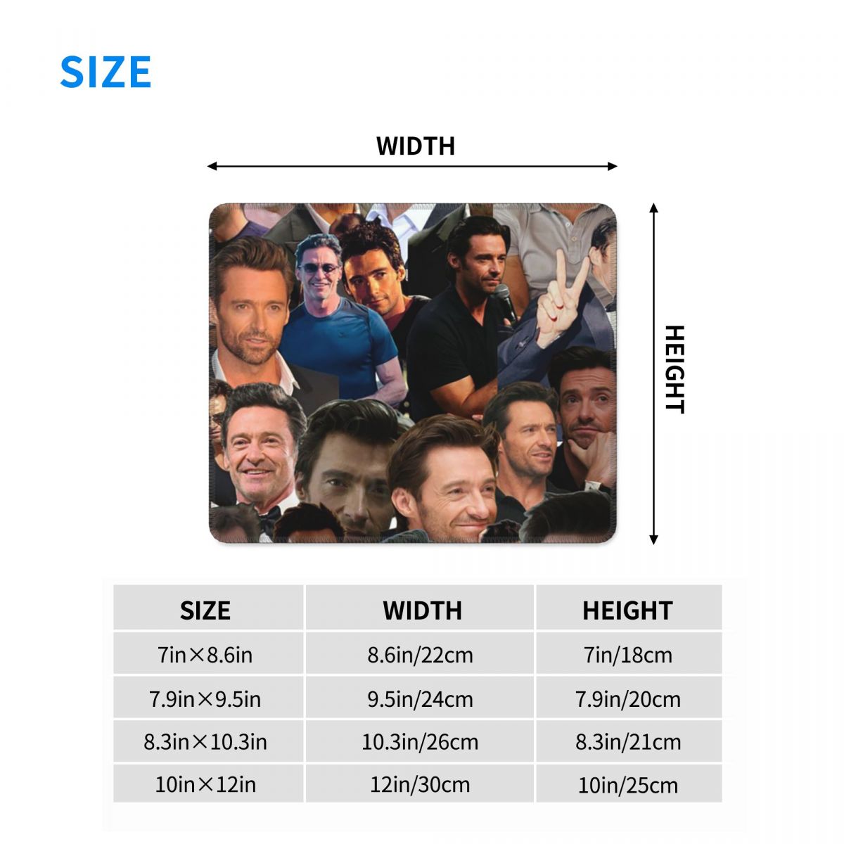 Hugh Jackman Photo Collage (14 - огляд і ціна Gaming Accessories Photo