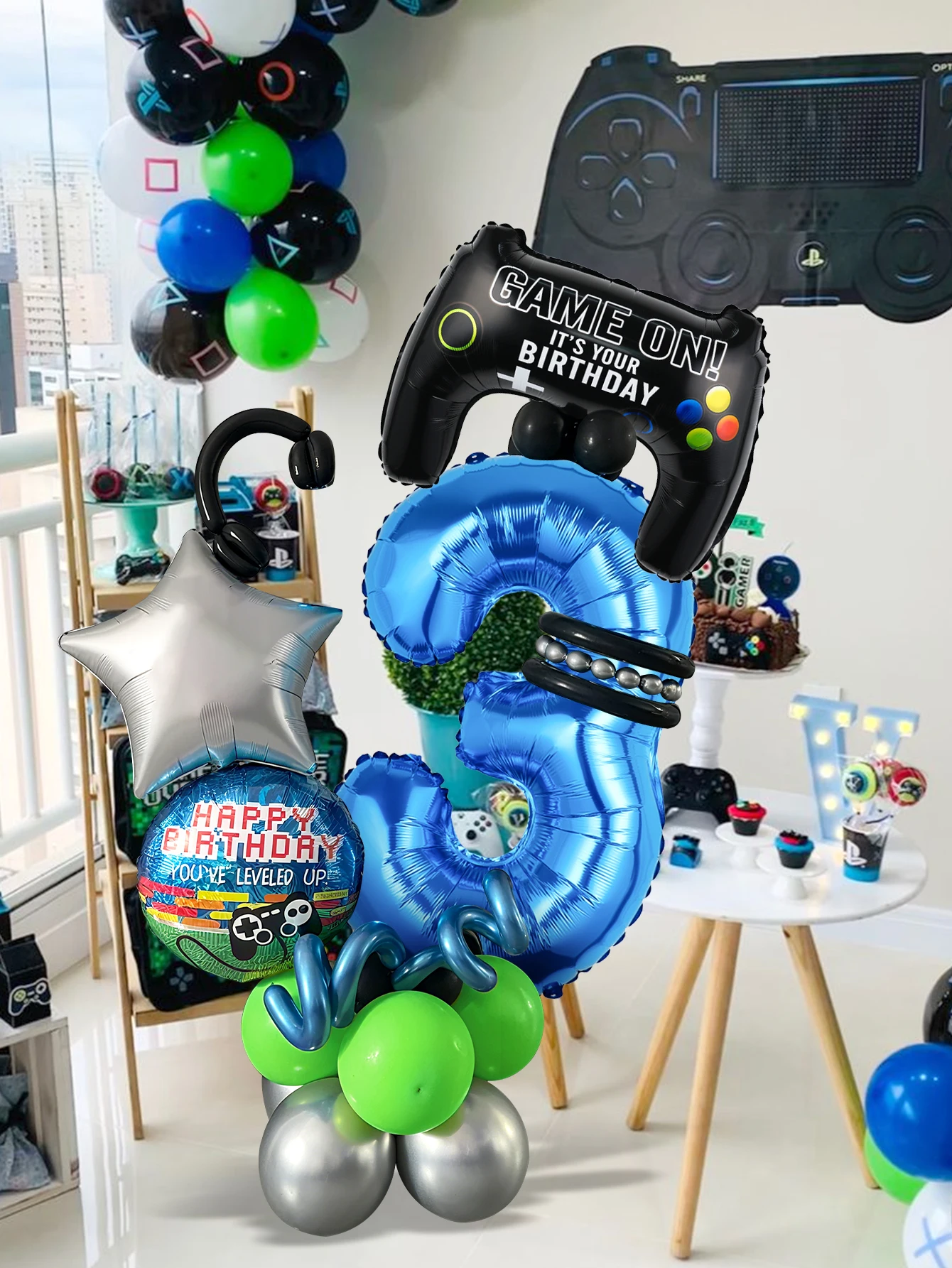 32PCS Game Theme Birthday Numb - огляд і ціна Gaming Accessories Boys
