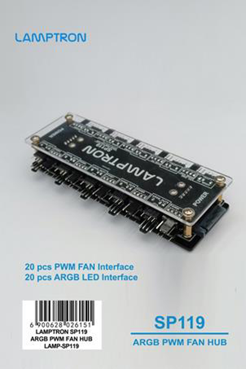 LAMPTRON 20-Way ARGB PWM Fan H - огляд і ціна Gaming Hardware And Accessories