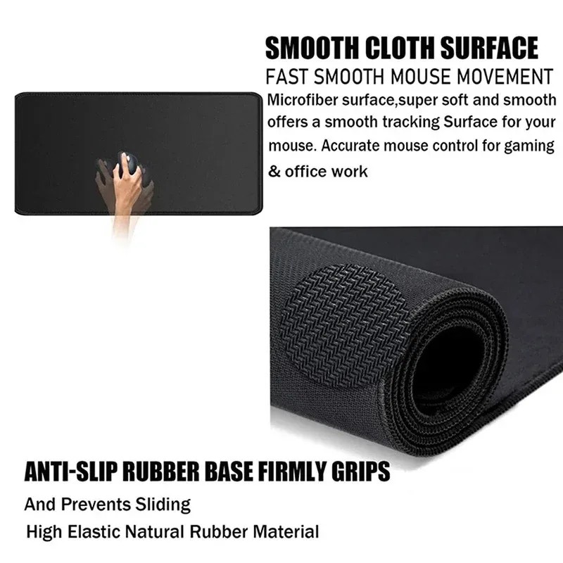 White Large Mouse Pad Carpet S - огляд і ціна Gaming Accessories For Your Desk